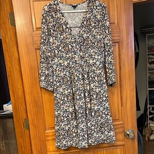 Torrid Floral V-Neck Dress